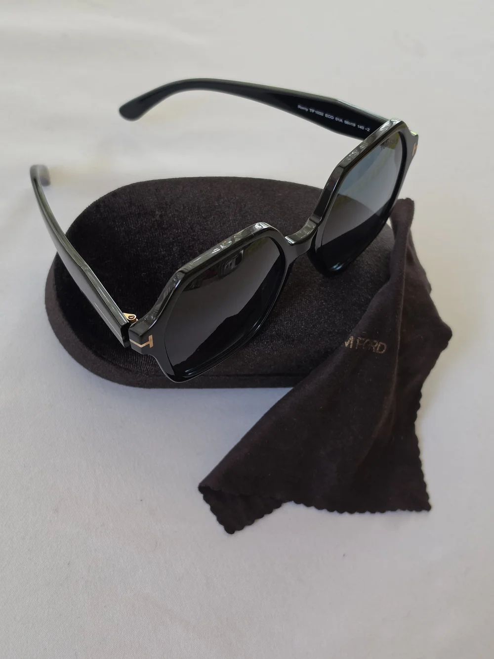 Tom Ford Black Oversized Women's Sunglasses